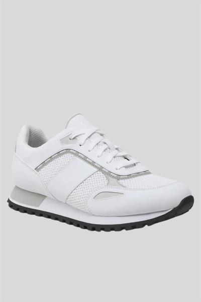 Boss Erkek Logolu Sneaker Parkur Koşu Ayakkabı Beyaz 100