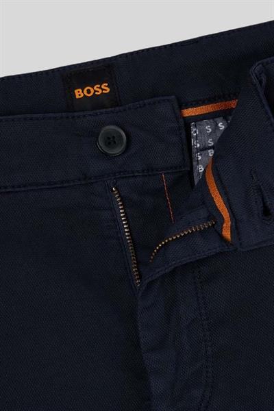 Boss Erkek Pamuklu Fermuarlı Pantolon Lacivert