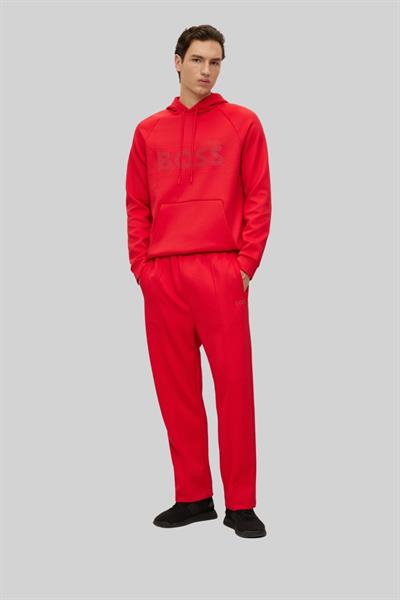 Boss Erkek Regular Fit Kapşonlu Sweatshirt Kırmızı 624