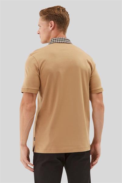 Boss Erkek Regular Fit Kısa Kollu Logolu Polo Yaka T-Shirt Bej