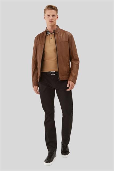Boss Erkek Regular Fit Kısa Kollu Logolu Polo Yaka T-Shirt Bej