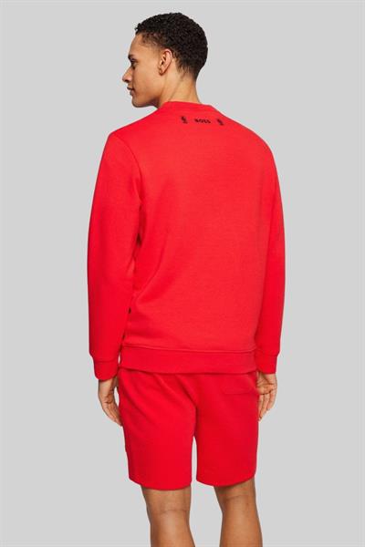 Boss Erkek Regular Fit NBA Windmill Sweatshirt Kırmızı