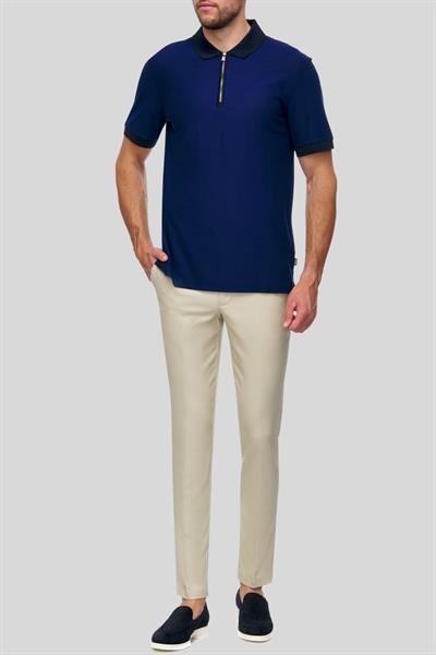 Boss Erkek Regular Fit Polo Yaka T-Shirt Lacivert
