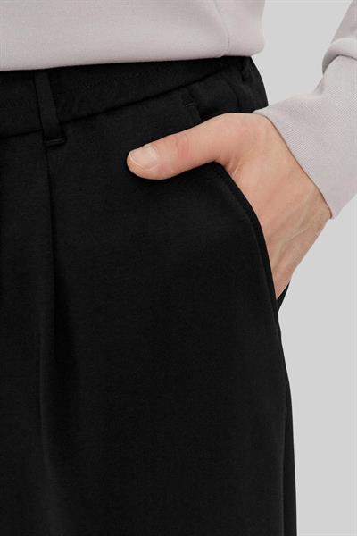 Boss Erkek Relaxed Fit Erkek Pantolon Siyah