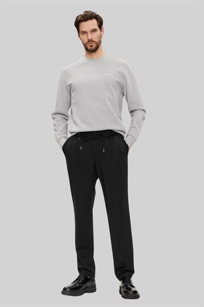 Boss Erkek Relaxed Fit Erkek Pantolon Siyah