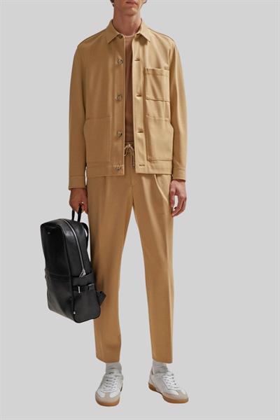 Boss Erkek Relaxed Fit Erkek Pantolon Bej 260