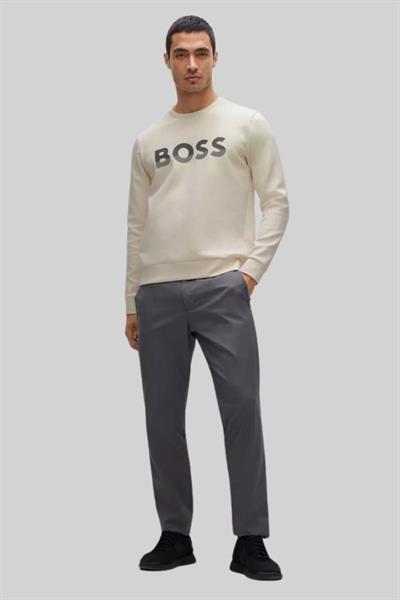Boss Erkek Salbo Sweatshirt Krem 131