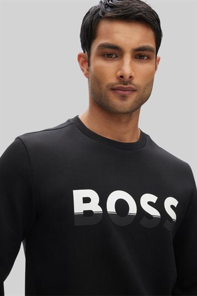 Boss Erkek Salbo Sweatshirt Siyah 002