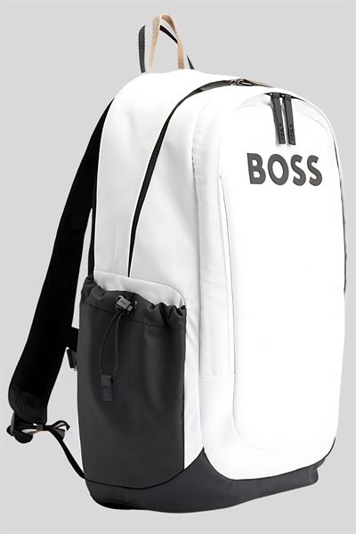 Boss Erkek Sırt Çantası Beyaz
