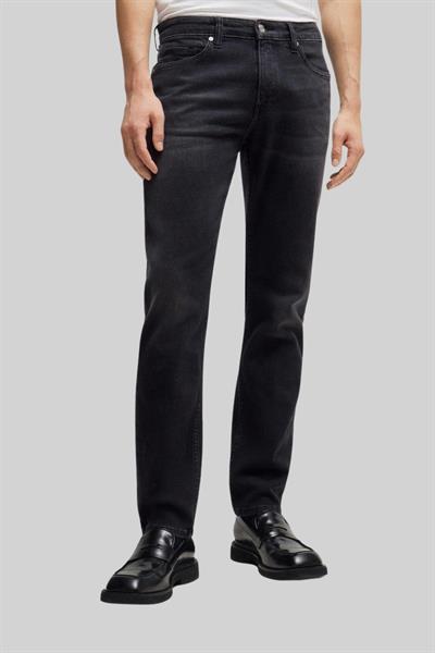 Boss Erkek Slim Fit Dar Paça Jean Pantolon Siyah 019