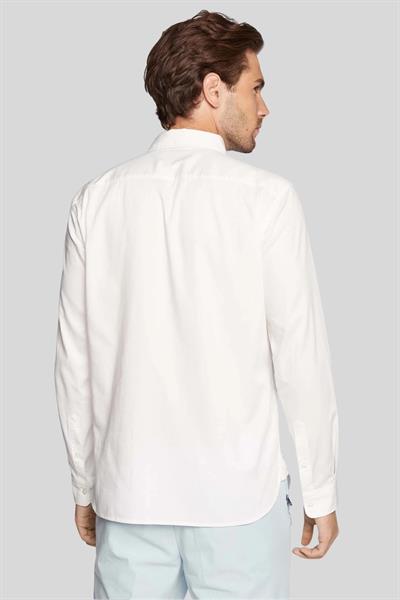 Boss Erkek Slim Fit Uzun Kollu Gömlek Beyaz