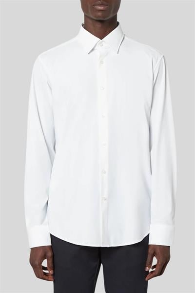 Boss Erkek Slim Fit Uzun Kollu Gömlek Beyaz