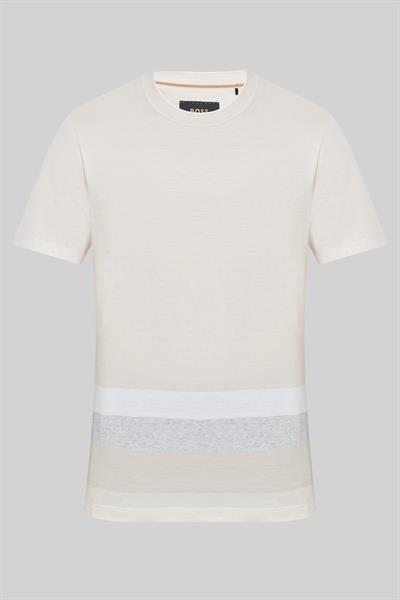 Boss Erkek T-Shirt Krem 131