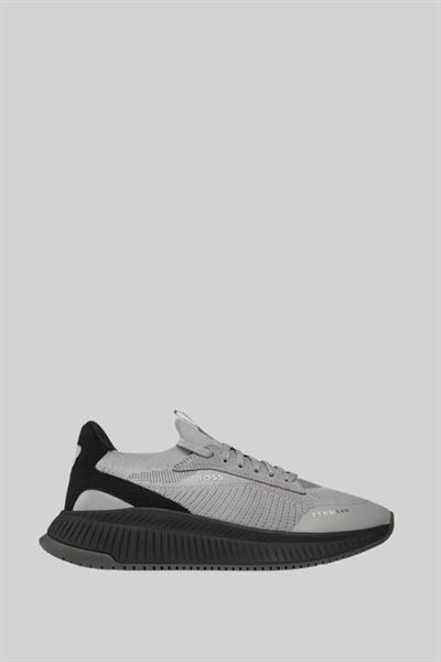 Boss Erkek Titanium Evo Bağcıklı Marka Logolu Spor Stil Sneaker Gri 060