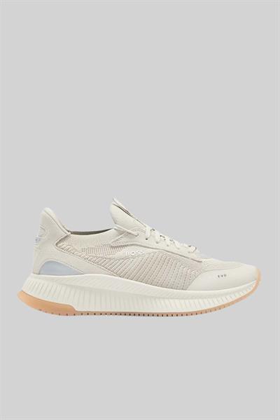 Boss Erkek Titanium Evo Bağcıklı Marka Logolu Spor Stil Sneaker Bej 270