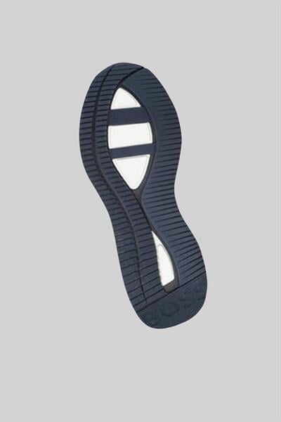 Boss Erkek Titanium Evo Bağcıklı Marka Logolu Spor Stil Sneaker Mavi 401