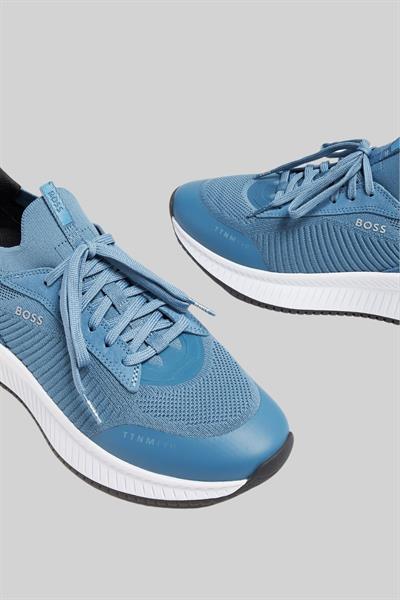 Boss Erkek Titanium Evo Bağcıklı Marka Logolu Spor Stil Sneaker Lacivert 425