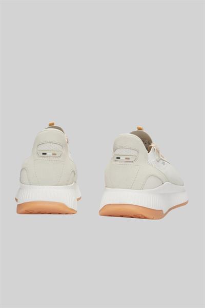 Boss Erkek Titanium Evo Bağcıklı Marka Logolu Spor Stil Sneaker Bej