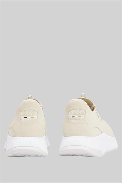 Boss Erkek Titanium Evo Bağcıklı Marka Logolu Spor Stil Sneaker Beyaz 100