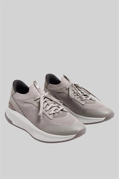 Boss Erkek Titanium Evo Bağcıklı Marka Logolu Spor Stil Sneaker Gri