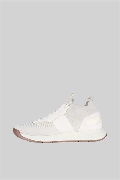 Boss Erkek Titanium Runn Knst Örgü Koşu Spor Ayakkabı Krem 131