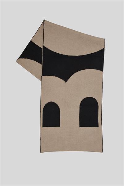 Boss Erkek Yün Atkı Siyah