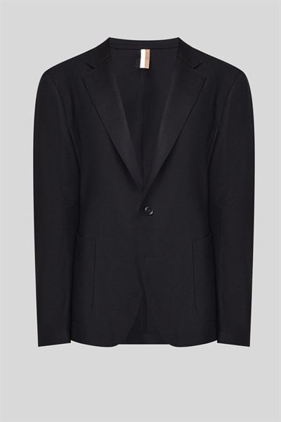 Boss Erkek Yün Blazer Siyah