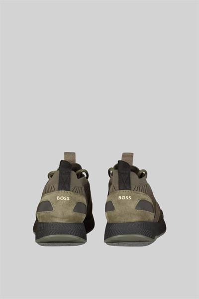 Boss Footwear Titanium Run Erkek Bağcıklı Spor Ayakkabı Haki 308