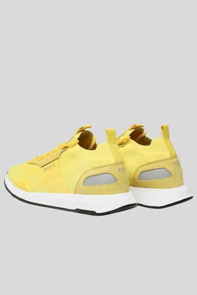 Boss Footwear Titanium Run Erkek Bağcıklı Spor Ayakkabı Sarı 760