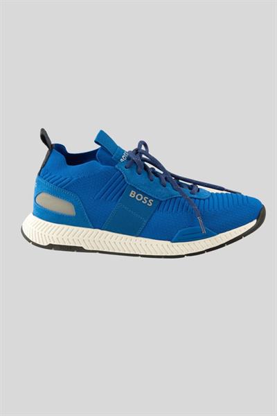 Boss Footwear Titanium Run Erkek Bağcıklı Spor Ayakkabı Mavi 497