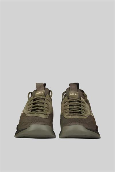 Boss Footwear Titanium Run Erkek Bağcıklı Spor Ayakkabı Haki 308