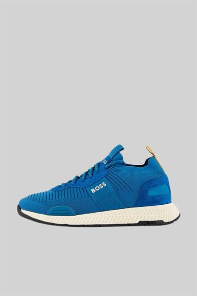 Boss Footwear Titanium Run Erkek Bağcıklı Spor Ayakkabı Mavi 434