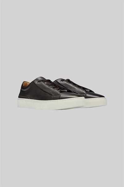 Boss Gary Erkek Deri Sneaker Kahverengi