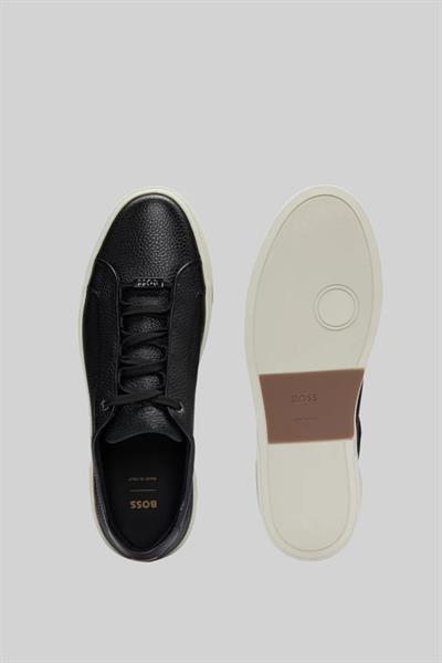 Boss Gary Erkek Deri Sneaker Siyah