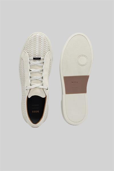 Boss Gary Tenn Erkek Deri Sneaker Beyaz