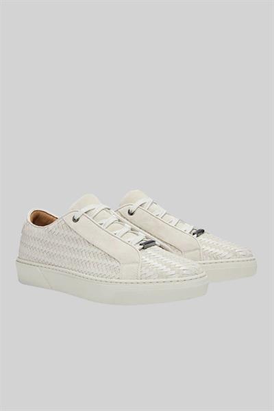 Boss Gary Tenn Erkek Deri Sneaker Beyaz