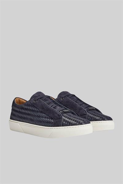 Boss Gary Tenn Erkek Deri Sneaker Mavi 401