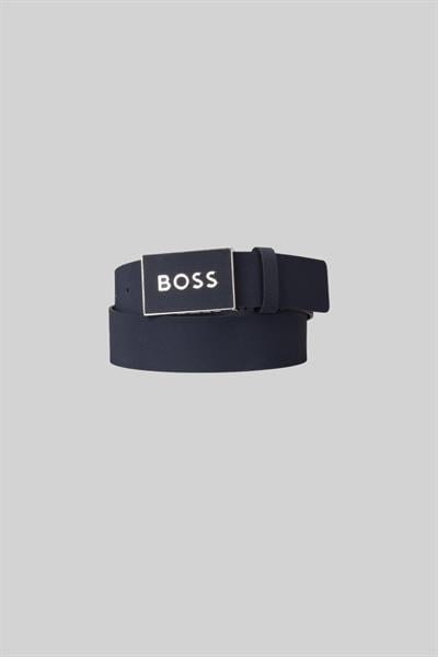 Boss Hakiki Deri Erkek Kemer Mavi 402