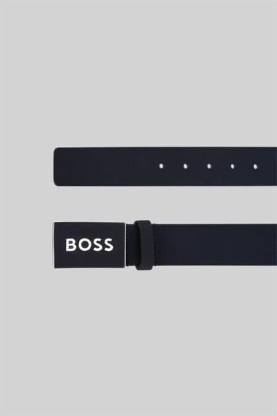 Boss Hakiki Deri Erkek Kemer Mavi 402