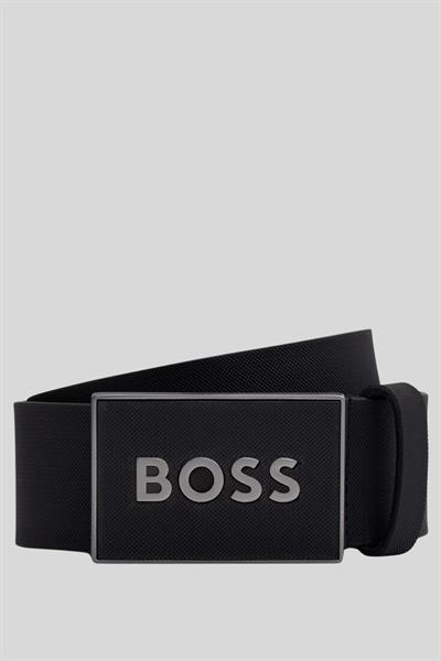 Boss Hakiki Deri Erkek Kemer Siyah 004