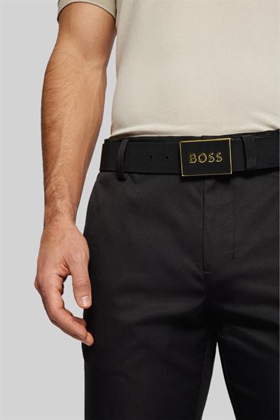 Boss Hakiki Deri Erkek Kemer Siyah 002