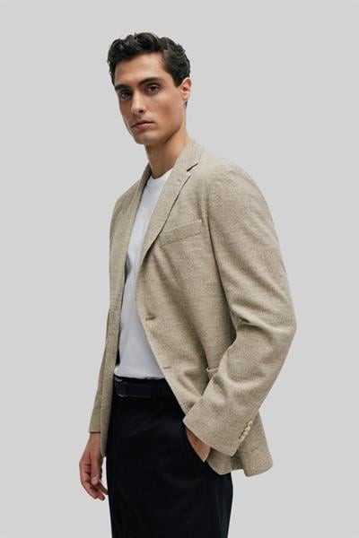 Boss Jaye  Erkek Regular Fit Blazer Ceket Krem 271