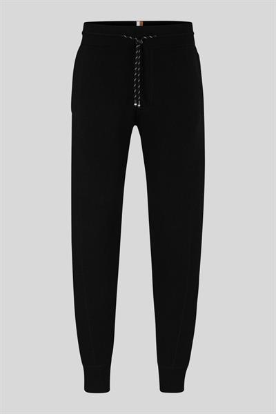 Boss Jogger Yünlü Erkek Eşofman Siyah