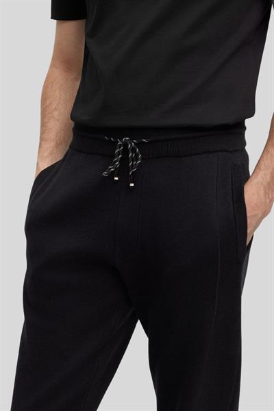 Boss Jogger Yünlü Erkek Eşofman Siyah