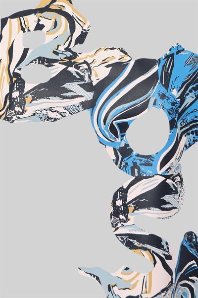 Boss Kadın Bisiklet Yaka T-Shirt Beyaz 100