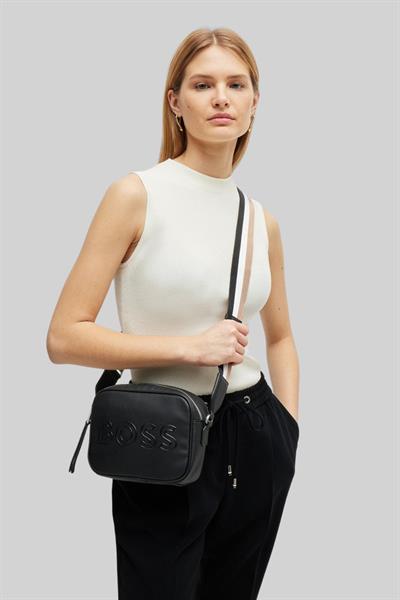 Boss Kadın Çapraz Askılı Çanta Siyah