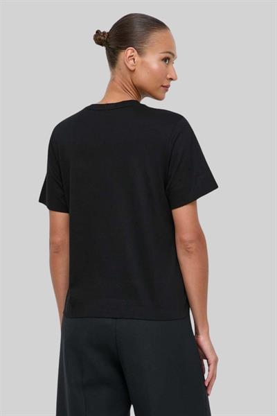 Boss Kadın Elpha Pamuklu T-Shirt Siyah