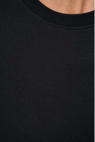 Boss Kadın Elpha Pamuklu T-Shirt Siyah