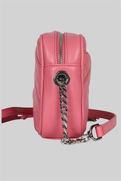 Boss Kadın Evelyn Marka Logo Detaylı Çapraz Omuz Çantası Pembe
