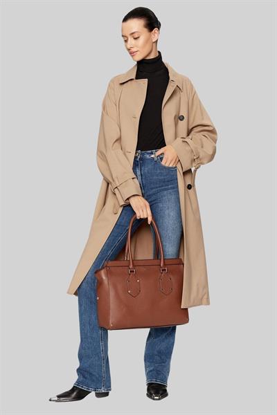 Boss Kadın Kabelka Ivy Tote El Çantası Kahverengi
